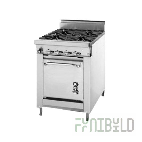 Montague Company 124-5S 24 Inch Gas Range with 2 Open and 2 Step-up Burners