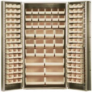 Quantum QSC-BG-36S-38CL 36 Inch Heavy-Duty Storage Cabinet with Bins