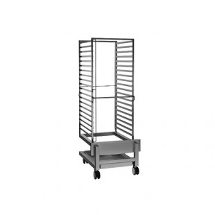 Alto Shaam 5026385 26 Inch Roll-In Pan Cart Stainless Steel Pan Trolley with Casters Alto Shaam 5026385 26 Inch Roll-In Pan Cart Stainless Steel Pan Trolley with Casters