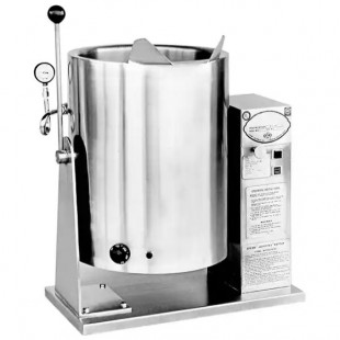 AccuTemp ALTEH-10MV 10 Gallon Electric Tilting Kettle Mixer 316 Stainless Steel AccuTemp ALTEH-10MV 10 Gallon Electric Tilting Kettle Mixer 316 Stainless Steel