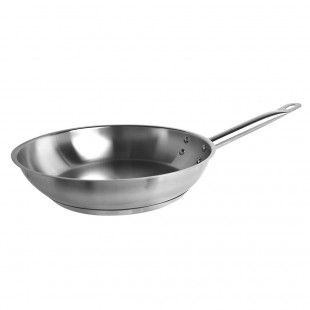 Thunder Group SLSFP4009 9-1/2 Inch Fry Pan Stainless Steel Dishwasher Safe