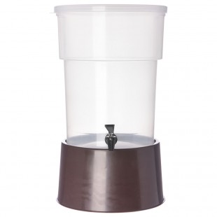 Carlisle 222901 5 Gallon Beverage Server Round Single Bowl Plastic and Brown Carlisle 222901 5 Gallon Beverage Server Round Single Bowl Plastic and Brown