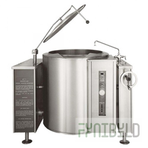 Market Forge FT-40GLF 49 to 62 Inch Gas Tilting Kettle 316 Stainless Steel with Crown Model