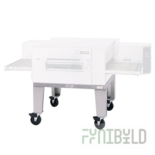 Lincoln 1612 24 Inch High Stand with Casters for Two Stacked Ovens