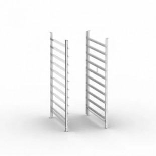 Rational 60.11.547 Hinging Rack Rails 10-half Size Pro/Classic With 8 Rails