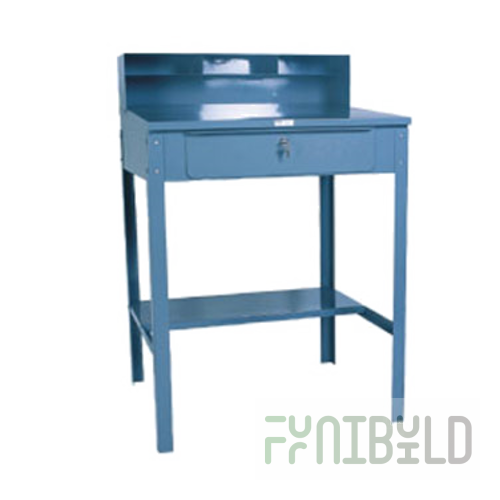 Winholt RDSWN-4 Desk Stand Up Design with Lockable Drawer Enamel Steel