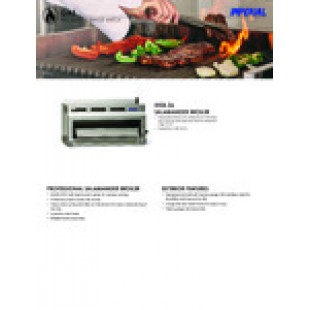Imperial IHSB-36 36 Inch Gas Salamander Broiler Infra-red Burner 40000 BTU with Dual Control Valves Imperial IHSB-36 36 Inch Gas Salamander Broiler Infra-red Burner 40000 BTU with Dual Control Valves