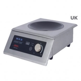 Spring USA SM-353WCRU-8 15 Inch Induction Range Wok Electric Countertop with Non Stick Wok