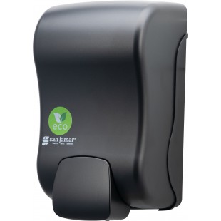 Carlisle SF900REBK 4.25 Inch Black Plastic Manual Soap and Sanitizer Dispenser Carlisle SF900REBK 4.25 Inch Black Plastic Manual Soap and Sanitizer Dispenser