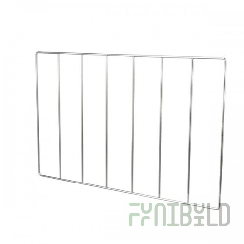 NU-VU 112-0059-B Wire Shelves for QB-3/9 Stainless Steel - Additional Shelves