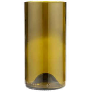 Libbey 97282 16 Oz Tumbler Repurposed Glass Dark Olive with Eco-Friendly Design