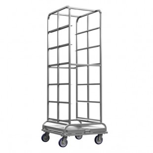 Winholt AL-1806BP-XB-5PU-DP 30 Inch Aluminum Rotisserie Storage Transport Rack Winholt AL-1806BP-XB-5PU-DP 30 Inch Aluminum Rotisserie Storage Transport Rack