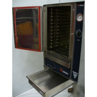 Groen VRC-6E 22 Inch Electric Convection Steamer with 6 Pan Capacity