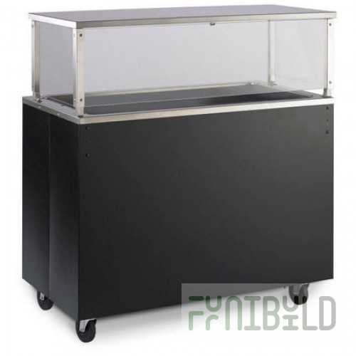 Vollrath 39717 60 Inch Cold Food Station Non-refrigerated with Acrylic Guard