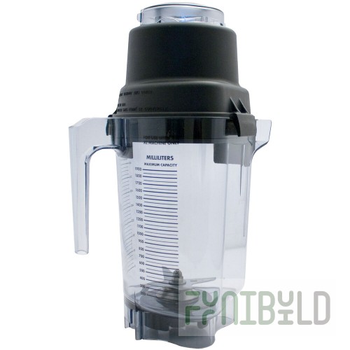 Vitamix 15894 64 Oz Clear Tritan Container with Lid and XL Blade Assembly