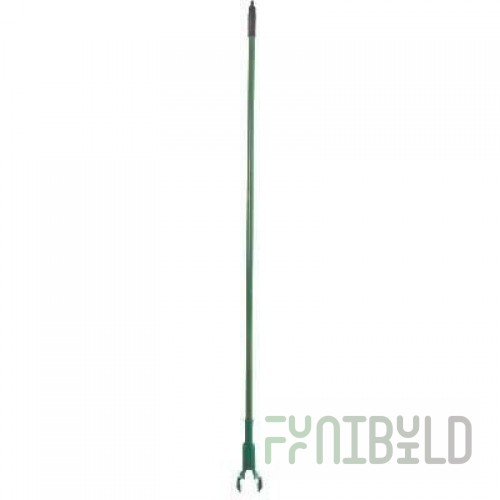 Carlisle 36947509 60 Inch Long Jaw Style Mop Handle Fiberglass Green