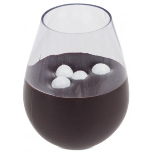 JB Prince R1002 3.8 Oz Disposable Glass Stemless Plastic Transparent 100 Packs