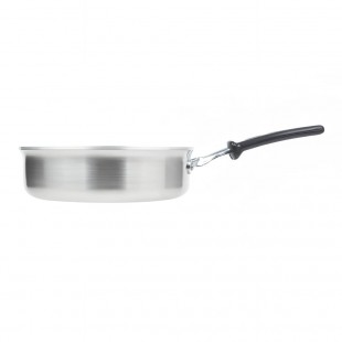 Vollrath 77744 2 Quart Stainless Steel Gas 3-Ply Saute Pan with Silicone Handle Vollrath 77744 2 Quart Stainless Steel Gas 3-Ply Saute Pan with Silicone Handle