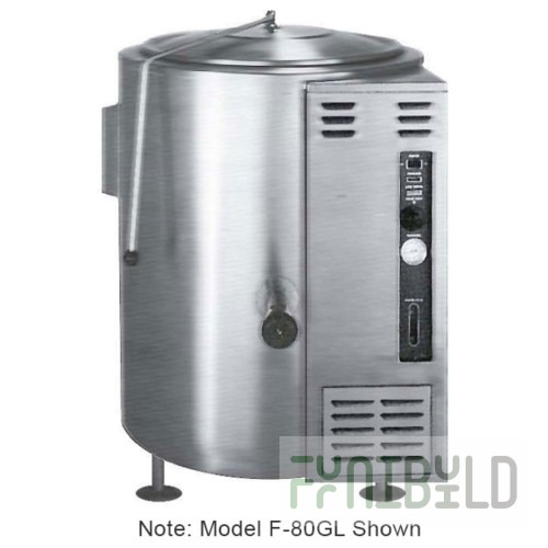 Market Forge F-100GL 48 Inch Gas Kettle with Stainless Steel Basin - See Crown Model GL-100E