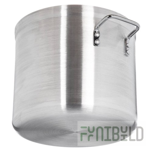 Carlisle 61224 24 Qt Stock Pot Standard Weight with Loop Handles Aluminum