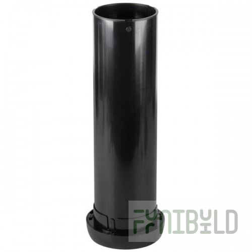 Vollrath INC-80S18 5 Inch Cup Dispenser in Counter Mount Plastic Black with NSF