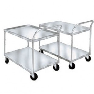 Winholt WPT-2340 43 Inch Wide Utility Cart Two Shelves Galvanized Steel Winholt WPT-2340 43 Inch Wide Utility Cart Two Shelves Galvanized Steel