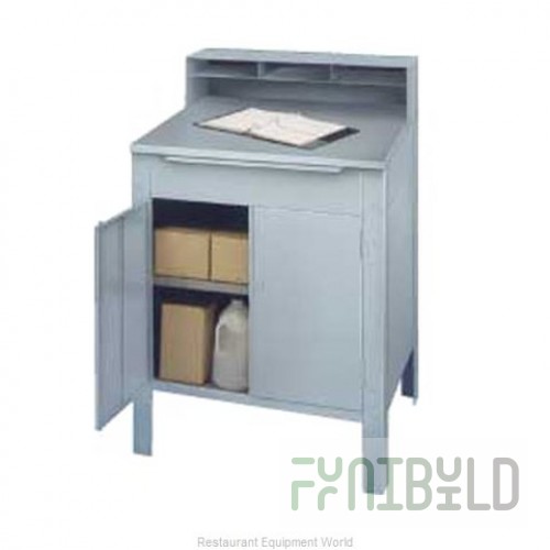 Winholt RDSWN-5 32 Inch Lockable Stand Up Desk with Sloped Writing Surface Steel