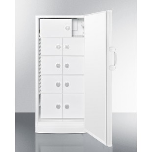 Summit FFAR10LOCKER 24 Inch 10.1 cu ft Reach-in Refrigerator with 9 Locking Compartments Summit FFAR10LOCKER 24 Inch 10.1 cu ft Reach-in Refrigerator with 9 Locking Compartments