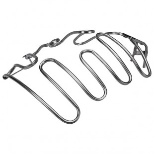 Micro Matic PS-30010 24 Inch Cooling Loop with Saddle Plain Design Stainless Steel Micro Matic PS-30010 24 Inch Cooling Loop with Saddle Plain Design Stainless Steel