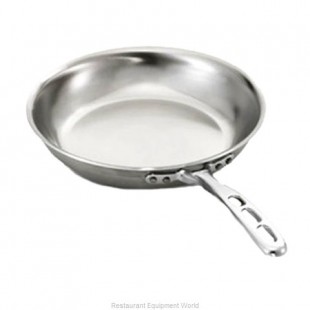 Vollrath 69210 10 Inch Diameter Fry Pan Induction Ready Stainless Steel Riveted Handle