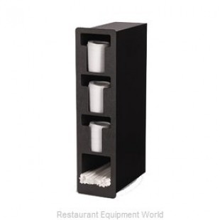 Vollrath LS01B In-Counter Lid Dispenser with Black Faceplate Plastic