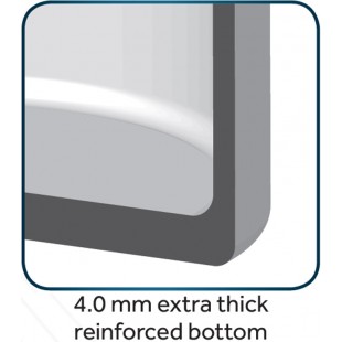 Winco AXS-20 20 Qt Stock Pot Aluminum Round Without Cover Reinforced Rim