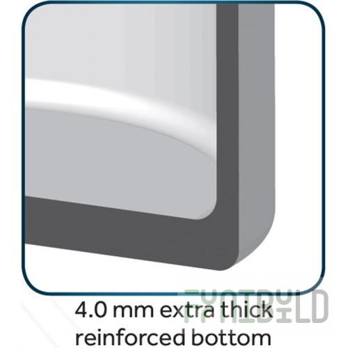 Winco AXS-20 20 Qt Stock Pot Aluminum Round Without Cover Reinforced Rim
