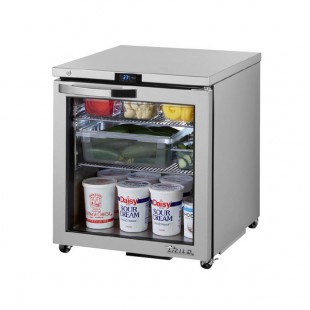 True Refrigeration TUC-27G-ADA-HC~FGD01 27.63 Inch Refrigerator Gas Undercounter with Glass Doors