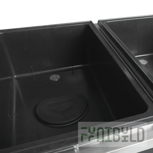 Vollrath T39710 60 Inch Electric Hot Food Station Deluxe with 4 Sealed Wells