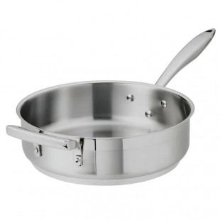 Vollrath 67137 7 1/2 Quart Saute Pan Riveted Handle Aluminum Natural Finish Vollrath 67137 7 1/2 Quart Saute Pan Riveted Handle Aluminum Natural Finish