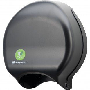 Carlisle R2000REBK 6.25 Inch Black Plastic Paper Towel Dispenser Manual Wall Mounted