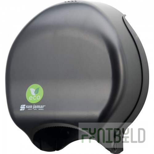 Carlisle R2000REBK 6.25 Inch Black Plastic Paper Towel Dispenser Manual Wall Mounted