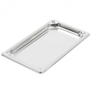 Vollrath 30402 1/4 Size Food Pan Reinforced Corners 22 Gauge Stainless Steel