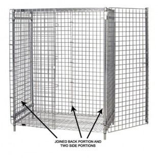 Quantum 243660EPC 24 Inch Enclosure Panel Kit Chrome Plated Includes 2 Side Panels and 1 Back Panel