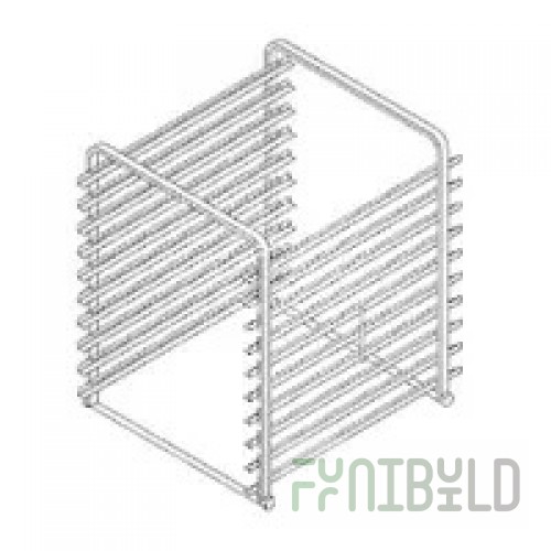 Rational 60.12.055 Oven Rack Mobile for SCC 102 Series 8 Rails 3-1/8 Inch