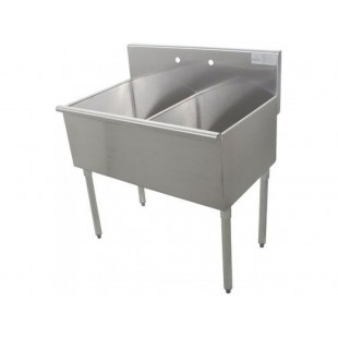 Advance Tabco 6-2-60 30 Inch Square Corner Sink with 16 Gauge Stainless Steel Advance Tabco 6-2-60 30 Inch Square Corner Sink with 16 Gauge Stainless Steel