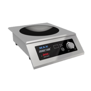 Spring USA SM-353WCR-6 14 Inch Induction Range Single Combo Pack with Wok Pan