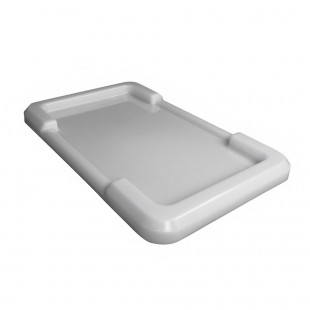 Channel L815C-G 16 Inch Lug Cover Plastic Gray for Pans and Trays