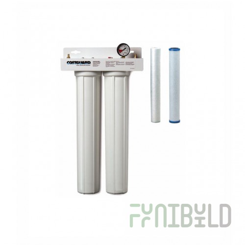 Everpure EV910124 CGSYS Water Filtration System 12000 Gallon Filter with Gauge