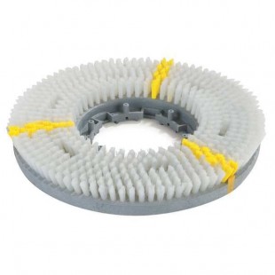 Carlisle 3620VWH 20 Inch Diameter Nylon Bristle Rotary Brush White Carlisle 3620VWH 20 Inch Diameter Nylon Bristle Rotary Brush White