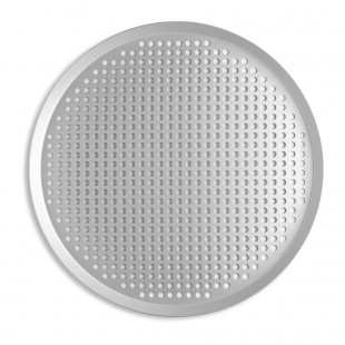Vollrath PC12XPCC 12 Inch Diameter Extra Perforated Pizza Pan Aluminum Anodized Finish