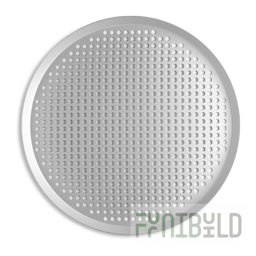 Vollrath PC12XPCC 12 Inch Diameter Extra Perforated Pizza Pan Aluminum Anodized Finish