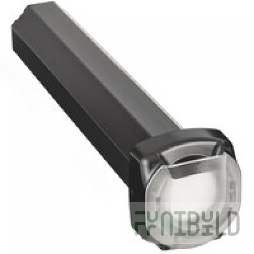 Vollrath LS03MS18B-A5 18 Inch In-Counter Lid Dispenser Horizontal Black Plastic