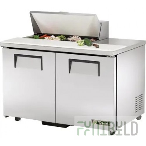 True Refrigeration TSSU-48-08-ADA-HC 48 Inch Refrigerated Counter 2 Sections with Attachments